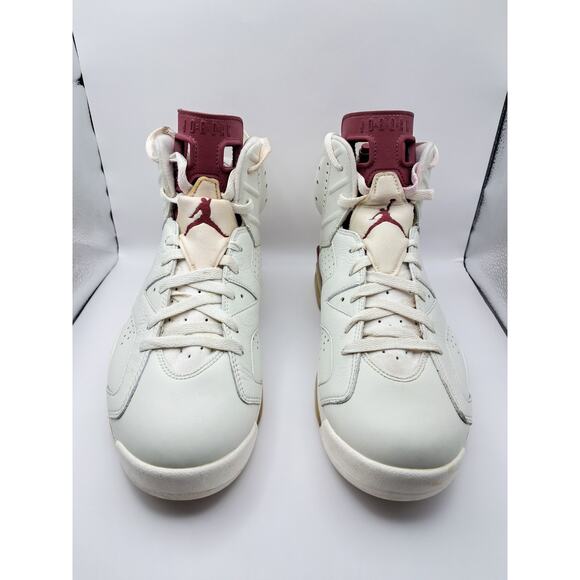 Size 11M | 12.5W - Jordan 6 Retro Maroon (2015) - 384664-116 - Picture 3 of 11